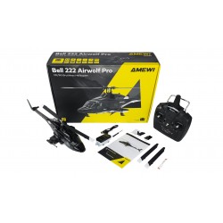 AMEWI hélicoptère BELL 222 AIRWOLF 6-canaux 3D/6G RTF