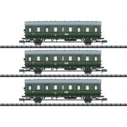 Minitrix 18277 Coffret de voitures Trafic local de la DR DB - N 1/160 - EP. III