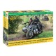 ZVEZDA MAQUETTE PLASTIQUE 3717 ZÜNDAPP K800 SIDECAR AVEC ÉQUIPAGE 1/35