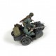 ZVEZDA MAQUETTE PLASTIQUE 3717 ZÜNDAPP K800 SIDECAR AVEC ÉQUIPAGE 1/35