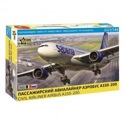 Zvezda 7047 Civil Airliner Airbus A330-200 Sabena 1/144