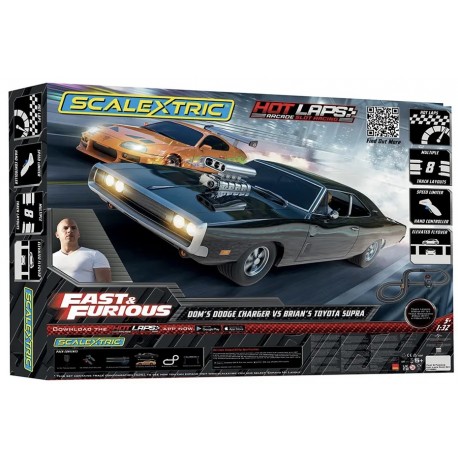 Scalextric c1458p Coffret de course Fast and Furious Hot Laps