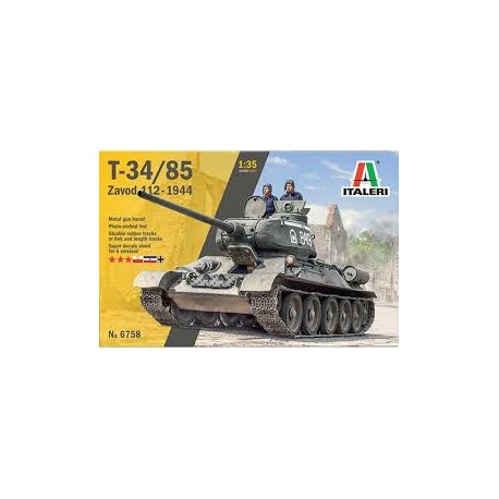 Italeri 6758 T34/85 Zavod 112-1944 1/35