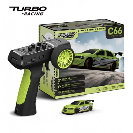Turbo Racing 1/76ÈME MICRO C66 DRIFT VERT