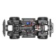 Traxxas TRX82256-4-RED TRX-4 Traxxas Land Rover Defender Clipless Body Crawler RTR