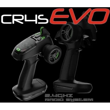 ABSIMA Kit de télécommande à 4 voies « CR4S-EVO » 2,4 GHz