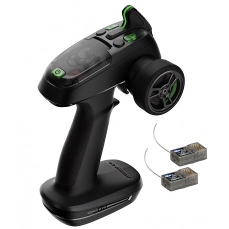 ABSIMA Télécommande "CR4S-EVO" 4 voies 2.4GHz incl. 2x récepteur 6-CH RX