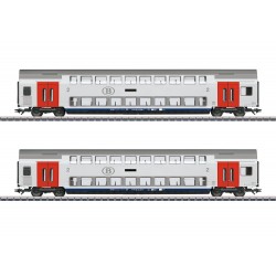 Marklin 43566 Set de voitures à 2 niveaux SNCB - Voie H0