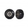 Traxxas 10774-GRAY Pneu Response Pro sur jante grise (2) pour Mini-XRT