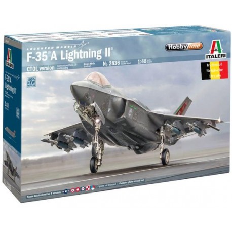 ITALERI MAQUETTE AVION 2836B F-35 A LIGHTNING II AUX COULEURS BELGE 1/48
