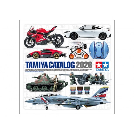 TAMIYA CATALOGUE 2026 (ENGLISH/GERMAN/FRANÇAIS/SPANISH)