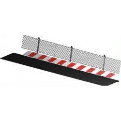 Carrera 20021142 Barrières de Sécurité avec Grillage Anti-débris (2m)