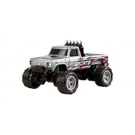 AMEWI Monster Truck Mini RC Die Cast 1:64 RTR Gris