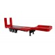 AMEWI 22742 Semi-remorque surbaissée à trois essieux pour Scania 1:18 rouge