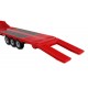 AMEWI 22742 Semi-remorque surbaissée à trois essieux pour Scania 1:18 rouge