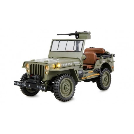 AMEWI 22737 Jeep Willys MB Scale Crawler 4WD 1:14 RTR vert