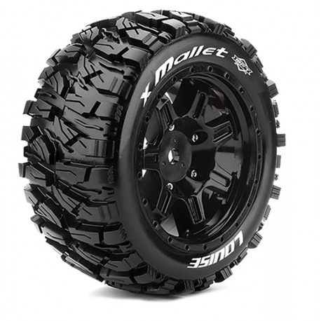 Louise RC Pneus X-Mallet MFT + Jantes X-Maxx (x2) LR-T3350B