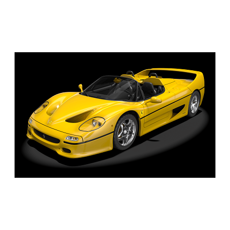 POCHER HK63 Ferrari F50 - Giallo Modena kit 1:8 688 pièces - plus de 30h de construction - Précommandez maintenant !