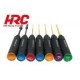 HRC Kit d'outils - Titane - PRO JAPAN - (7 pièces)( Ideal Tamiya)