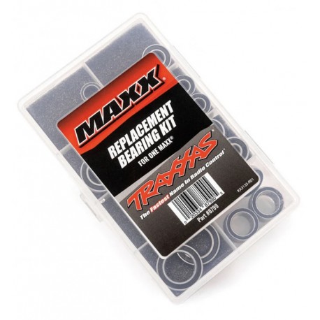 Traxxas KIT DE ROULEMENTS COMPLET ACIER INOXYDABLE TRAXXAS MAXX / WIDE MAXX 8799
