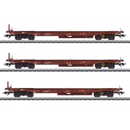 Märklin 47464 Wagons-poches type Sdgkms -Voie H0