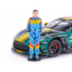 Avant Slot Aston Martin Vantage AMR GT3 Evo Test Car avec Figurine – AV52902
