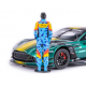 Avant Slot Aston Martin Vantage AMR GT3 Evo Test Car avec Figurine – AV52902