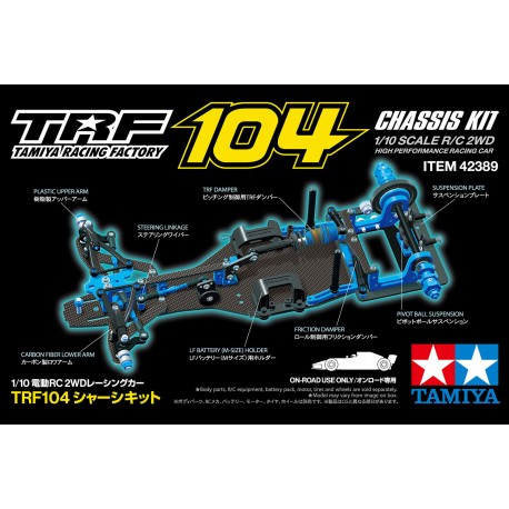 Tamiya TRF104 Formule 1 RC 1/10 – Kit 42389