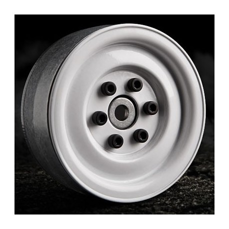 GMADE 1.9 SR03 BEADLOCK WHEELS (GLOSS WHITE) (2)