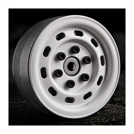 GMADE 1.9 SR02 BEADLOCK WHEELS (GLOSS WHITE) 