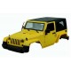 AMEWI Carrosserie Jeep Rubicon Scale realistic 1:10 Jaune