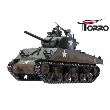 Torro RC 1:16 Panzer Sherman M4A3 Profi-Edition BB Version