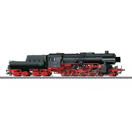 39042 Locomotive lourde à vapeur BR 42 pour trains marchandises, avec tender bassine.