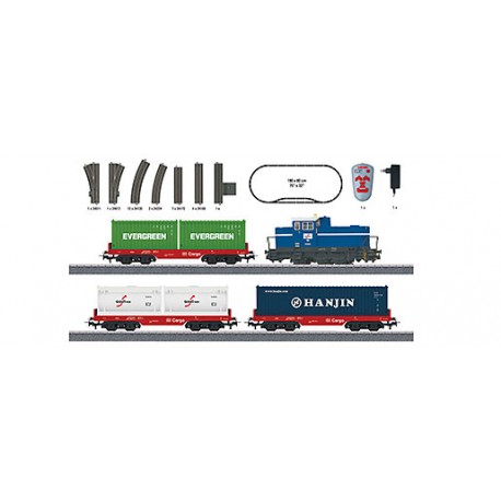 Marklin 29452 Coffret de départ "Train-bloc de conteneurs". 230 V.