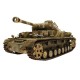 Torro 1/16 RC Panzer Tank IV. Version G camouflage édition métallique BB